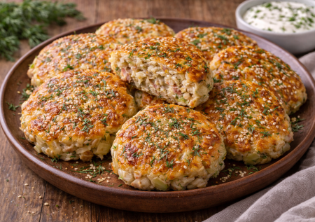 Капустники на сковороде с куриным фаршем: хрустящие оладьи с золотистой корочкой — экономные и очень вкусные