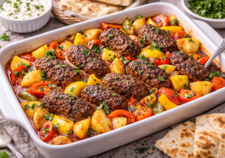 Турецкую кюфту готовлю вместо рагу: проще простого — скатала шарики и отправила в духовку