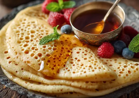 Марокканские блины — сюрприз для гостей: пышные, ароматные и совсем не как обычные!