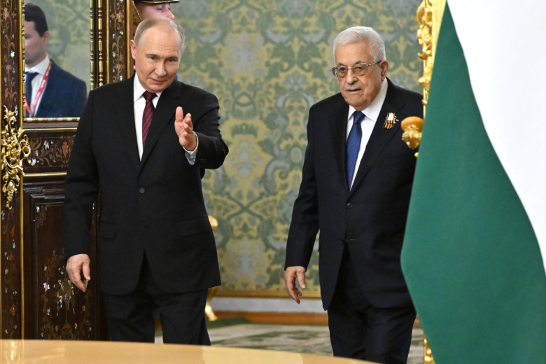 Владимир Путин, Махмуд Аббас