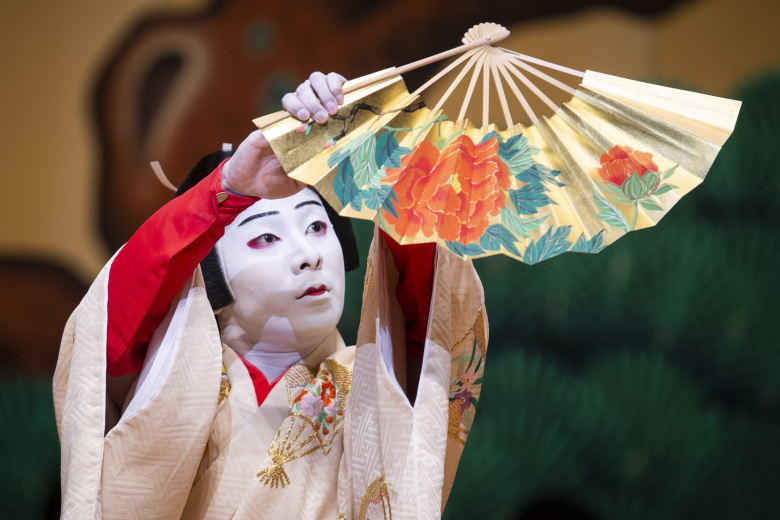 Японский актер кабуки Накамура Цурумацу