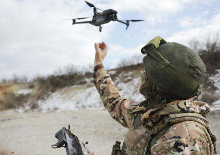 Появились кадры «похорон» робототехнических комплексов ВСУ