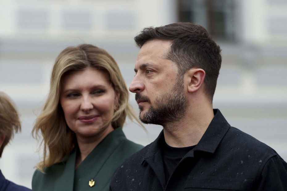 Владимир и Елена Зеленские