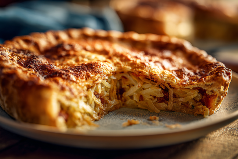 Как в школьной столовой: рецепт заливного пирога с капустой