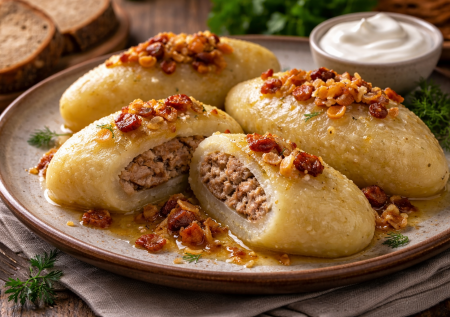 Литовские цеппелины — это очень вкусно! Звучит неожиданно, а за названием скрывается сытная классика