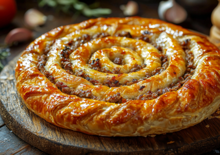 Пачка фило и немного фарша — пеку турецкий бурек: восточная вкуснятина без возни и нервов