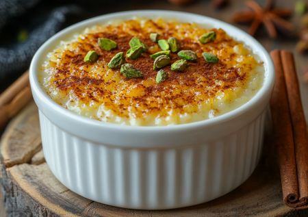 Турецкий сютлач: нежный рисовый пудинг с хрустящей корочкой. Готовится в духовке — тает во рту и покоряет с первой ложки