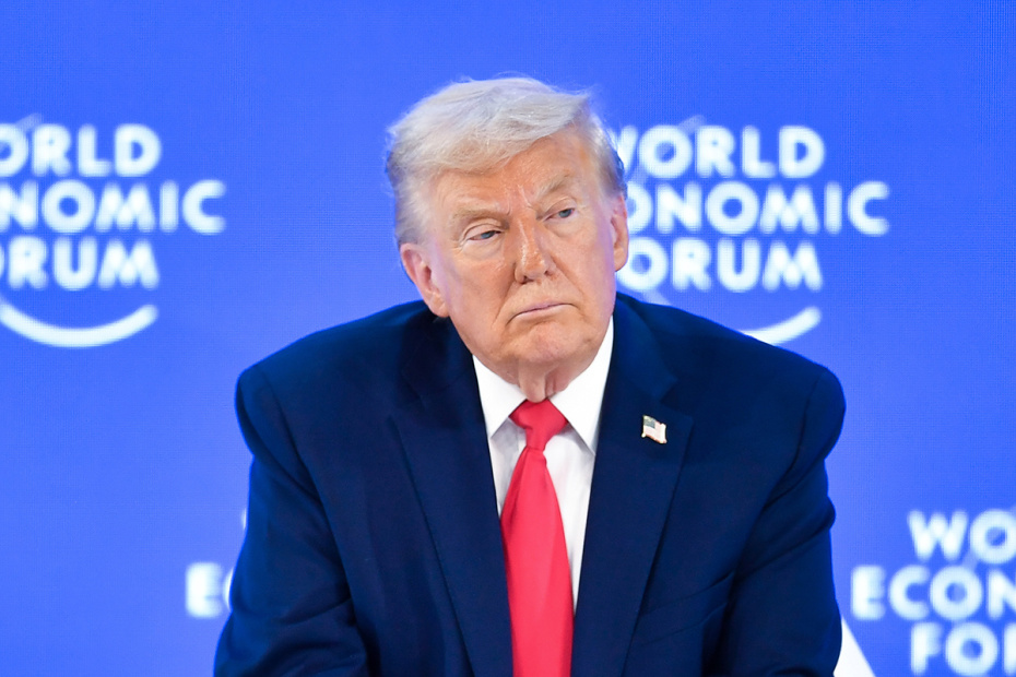 Дональд Трамп на Всемирном экономическом форуме в Давосе