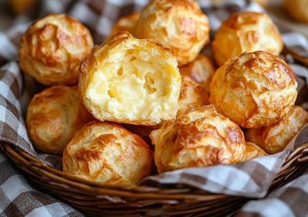 Забудьте про чебуреки! Готовлю воздушные гужеры — полые булочки с сыром. Идеальны к супу и просто так. Рецепт