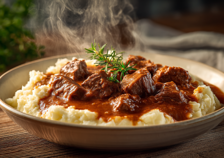 Учите младших: готовим гуляш с подливкой как в СССР