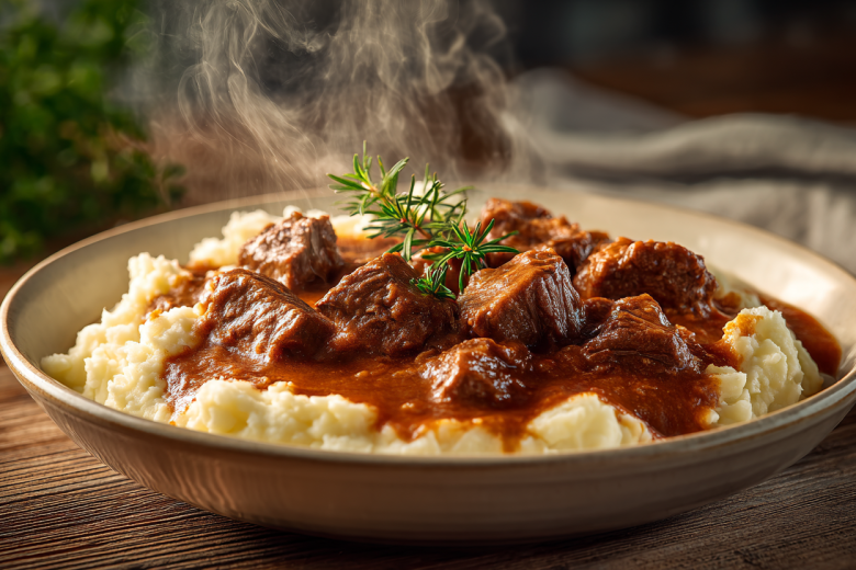 Учите младших: готовим гуляш с подливкой как в СССР