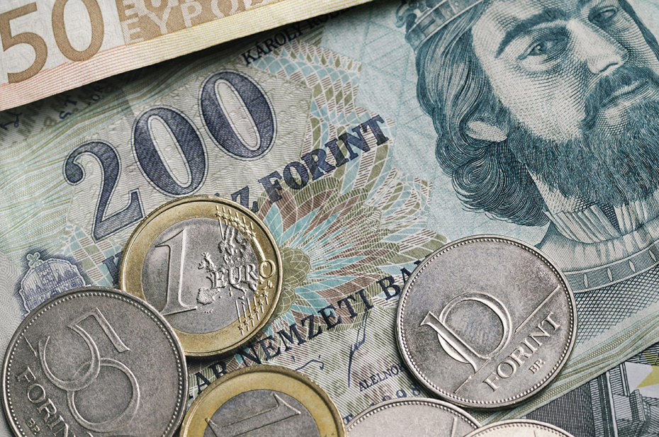 Венгерский форинт и евро