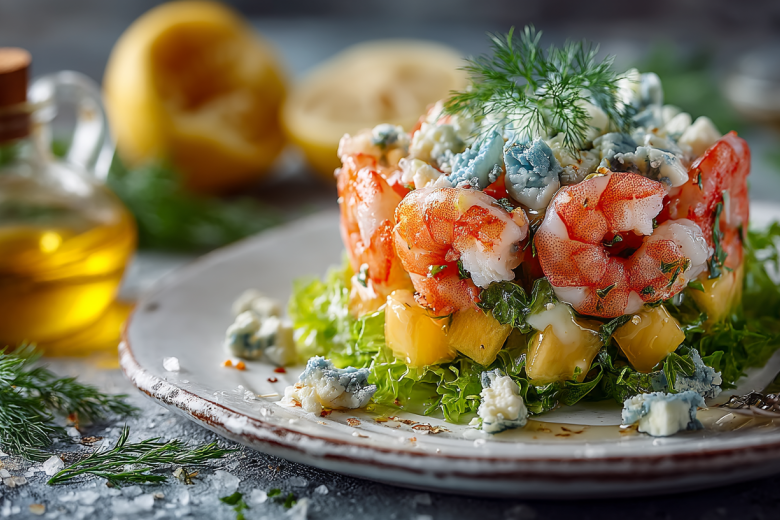 Сексуальное блюдо: салат с креветками и дыней — обалдеть можно!
