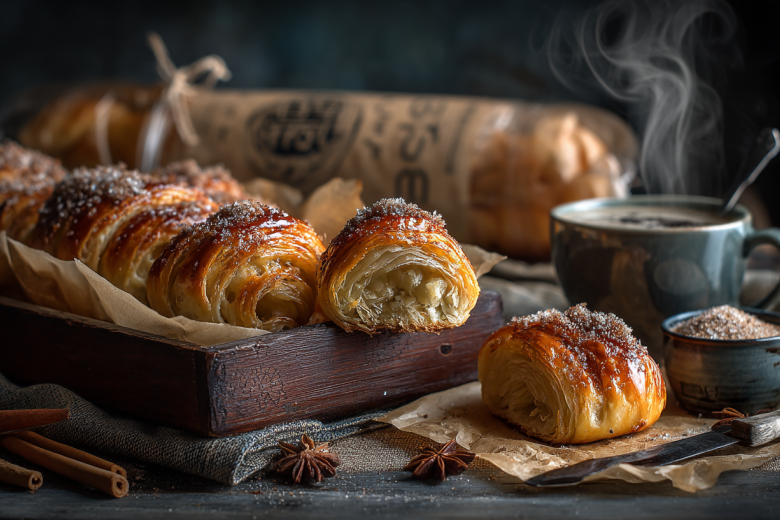 Печенье к чаю из готового теста за 10 минут