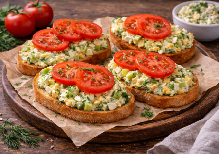 Два яйца, горстка сыра и кабачок — готовлю эту намазку на поджаристый хлеб: просто и очень удачно