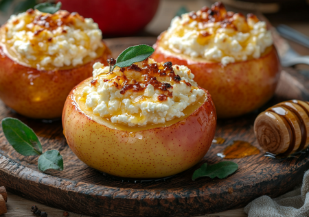 Печеные яблоки с мягким творогом: эта вкуснятина заменит все пироги и конфеты — объедение