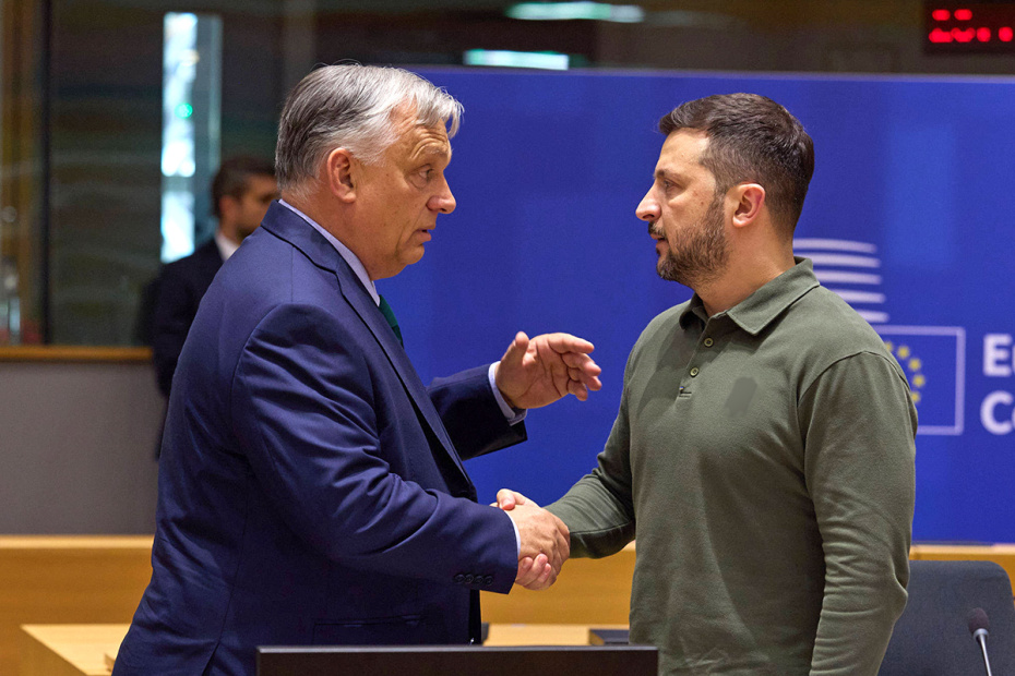 Виктор Орбан и Владимир Зеленский