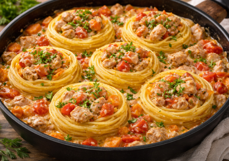 Все сложила в одну сковороду — ужин готов за 20 минут: вкусно и без лишней посуды