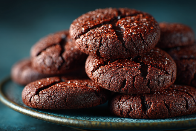 Шоколадное печенье на скорую руку