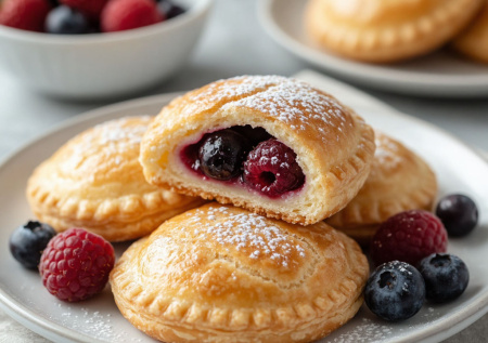 Творожное тесто и горсть ягод. Пеку сочни — нежные лепешки, которые пышут теплом и летом