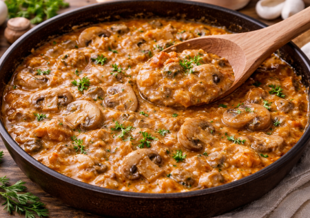 Беру 200 г шампиньонов и готовлю советскую подливу: шелковая и вкусная