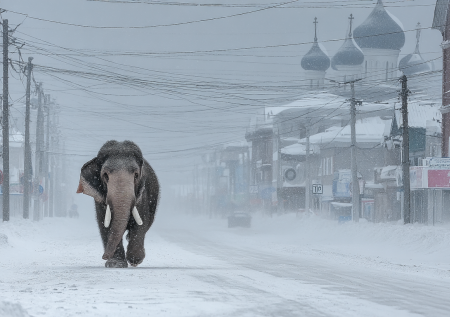 Стали известны подробности побега слонихи из самарского цирка