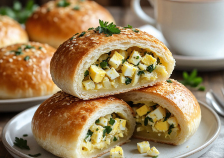 Легкие клубочки с сюрпризом: внутри нежная капуста и рубленое яйцо. Запекаю — и через полчаса аромат стоит на всю кухню