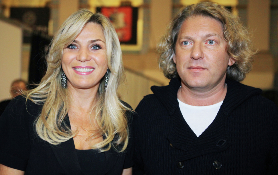 Александр Олейников и Марина Юдашкина на открытии XXIV сезона «Volvo-Недели Моды», 2010 год