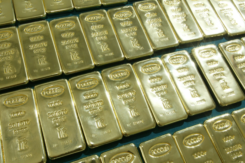 Слитки золота