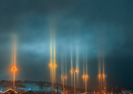 Россияне увидели в небе «два солнца»