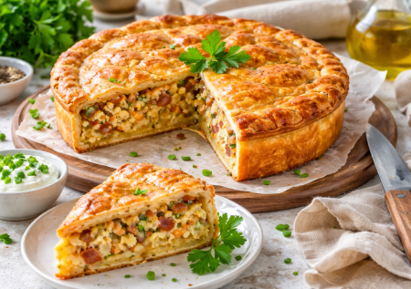 Маленький кочан капусты и сметана: готовим капустный пирог с беконом — невероятно вкусный и простой