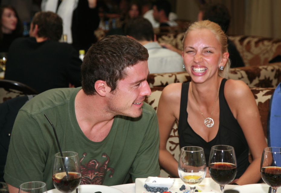 Марат Сафин на вечеринке по случаю открытия Кубка Кремля в столичном ресторане «Шоколад»