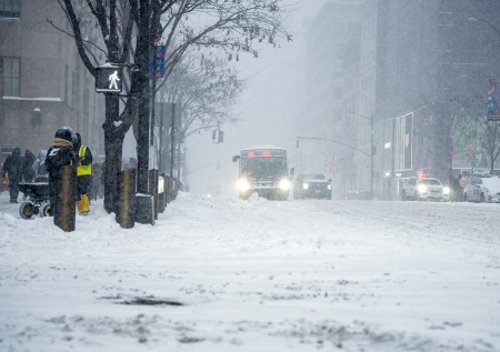 Раскрыты масштабы последствия снежного шторма в США