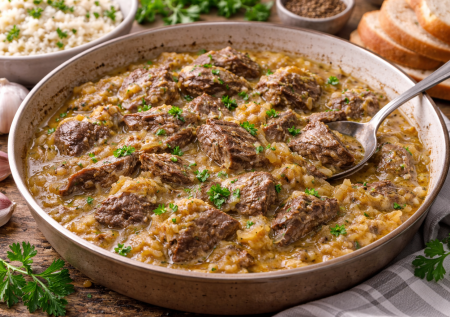 Попробовала вместо гуляша нашумевшую говядину по-кремлевски: такая вкусная, не передать словами — попробуйте