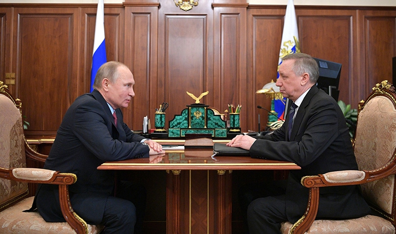 Владимир Путин и Александр Беглов