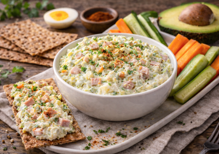 Всего 1 яйцо, кусочек ветчины и авокадо: полезный паштет за 5 минут — быстрый завтрак без лишних калорий