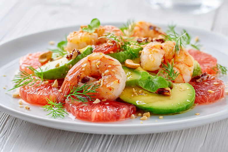 Грейпфрут и креветки: рецепт салата, который вас удивит