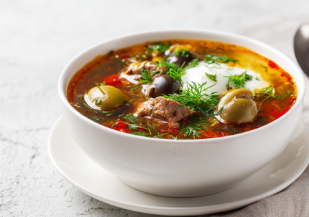 Грузинская солянка: пошаговый рецепт наваристого мясного супа