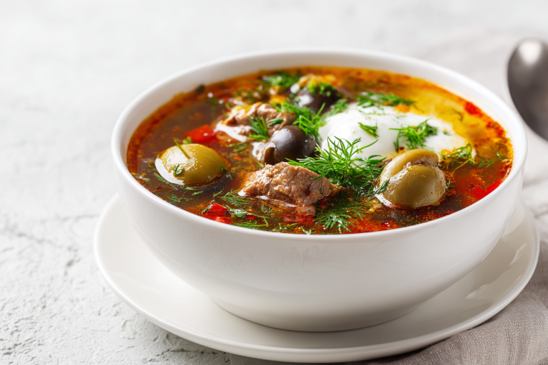 Грузинская солянка: пошаговый рецепт наваристого мясного супа