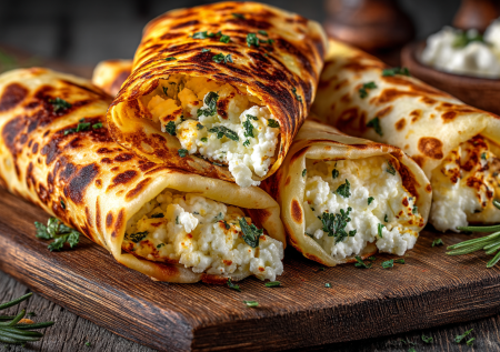 Конвертики из лаваша с творогом: легкий ужин за 10 минут. Хрустящие, нежные, всего 180 ккал. Теперь готовлю регулярно