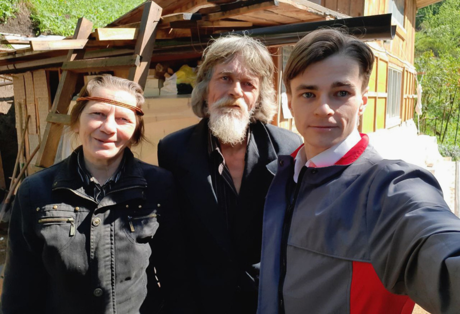 Оджан Наумкин с родителями