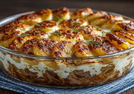 Из обычного лука и картофеля готовим бесподобный гарнир: этот рецепт вы повторите еще не раз