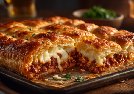 На замену бургерам готовлю пирог: легко заменит ужин — по вкусу ничуть не уступает фастфуду