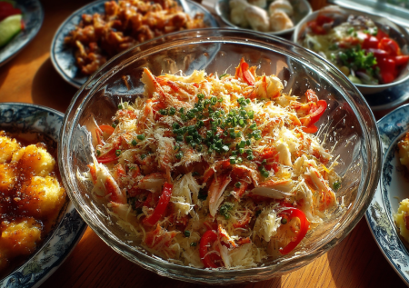 Свежая версия салата с крабовыми палочками: легко приготовить даже после работы за 10 минут