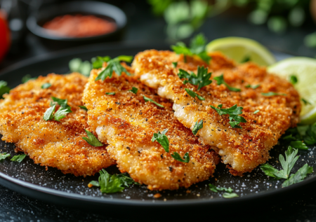 Отбивные в сухарях — это не то. Настоящий венский шницель: с воздушной хрустящей корочкой и тающей телятиной