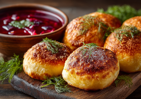 Картофельные кныши на кефире: пушистые лепешки вместо хлеба. Мягкие внутри, с румяной корочкой, тают во рту. Идеальны к супу!