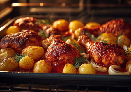 Рецепт из куриных голеней на каждый день: идеально после работы — скидал в противень и отправил в духовку