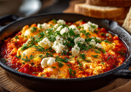 Настоящий грузинский завтрак: чижи-бижи — вкуснейшая яичница за 10 минут