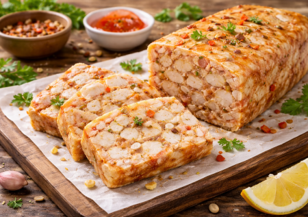 Куриный сальтисон вместо колбасы — диетический, пикантный и очень вкусный