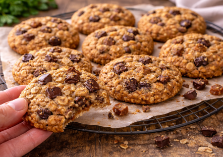 Банан, горсть овсянки и 1 яйцо — эти печеньки хочется печь снова и снова. Простой рецепт без сахара